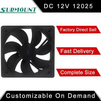 Brushless 120x120x25mm Dc Axial Cooling Fan 12v