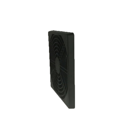 Plastic Heat Dissipation PC Fan Grill 120mm , Cooling Fan Cover Black