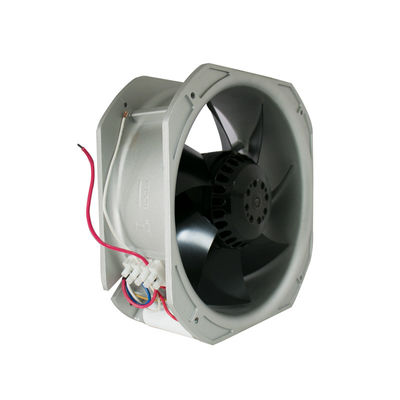 225x225x80mm 75W Metal Blade Fans , Axial Flow Blower Ball Bearing With Copper Wire