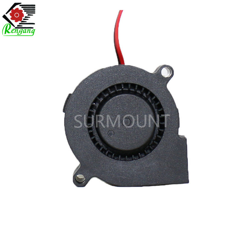 Sleeve Bearing 50mm 24V Fan Heat Dissipation With Plastic Frame