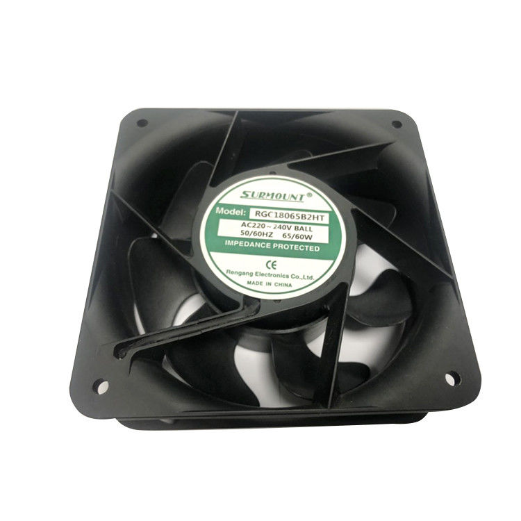180x180x65mm 52W Outer Rotor Fan Industrial High Speed For Ventilation