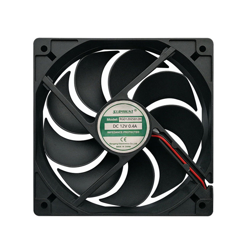3000 RPM 48V Computer Cabinet Cooling Fan , 120mm Case Fan With 9 Leaves