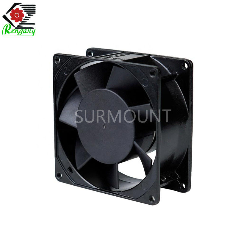 240V 2900RPM 92x92x38mm High Speed Case Fan Noise Reduction With Soft Wind