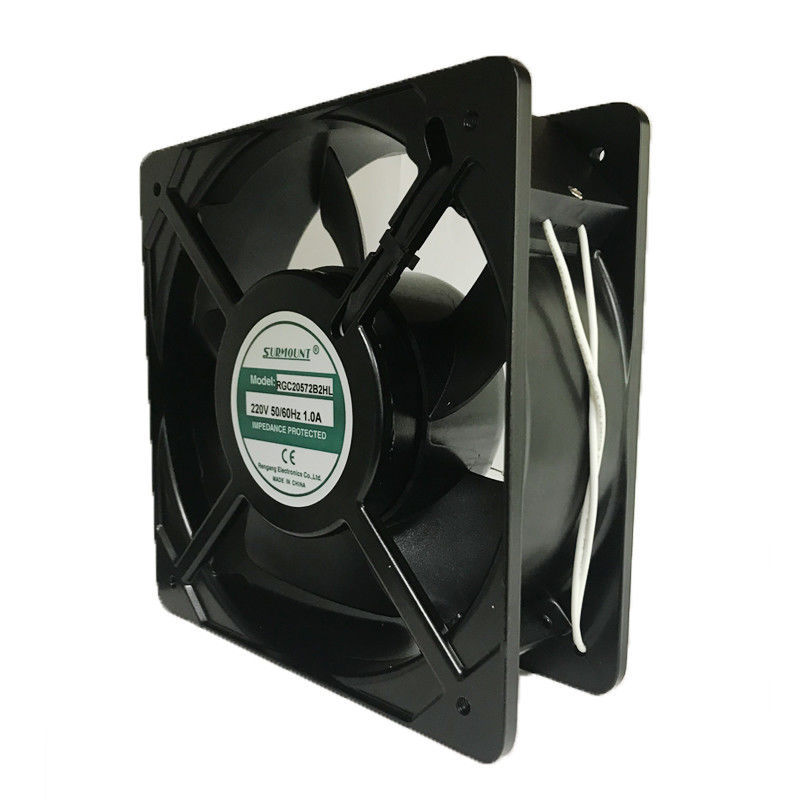 205x205x72mm 690 CFM Electrical Cabinet Cooling Fans With Large Airflow