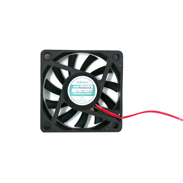 24V Air Ventilation Fan , 60x60x10mm Fan Low Noise For Dometic Refrigerator