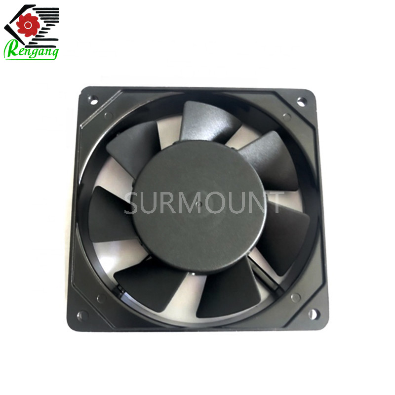 240V 120x120x25mm AC Axial Cooling Fan Aluminium Alloy With 7 Leaves