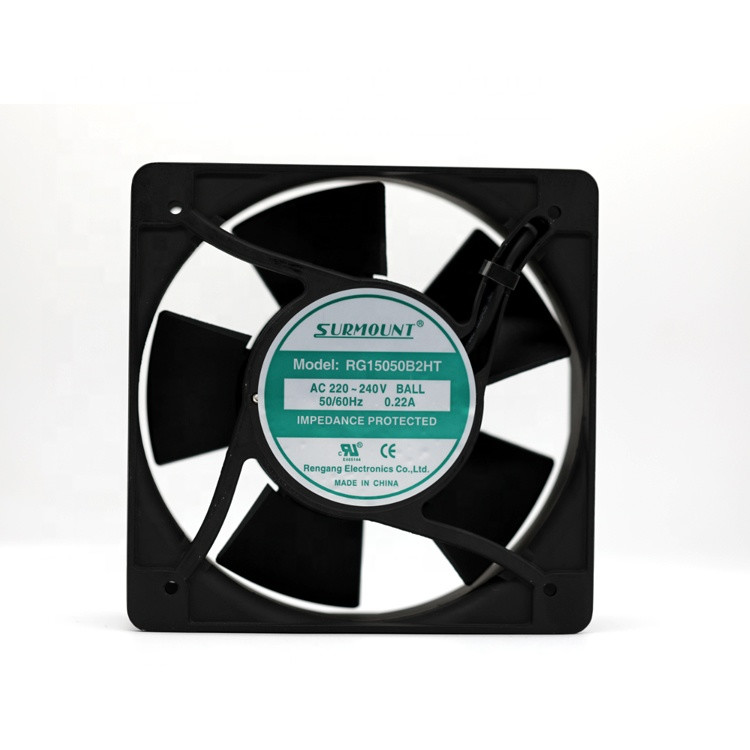 Aluminium Alloy 380V AC Axial Cooling Fan 150x150x50mm For Inverters