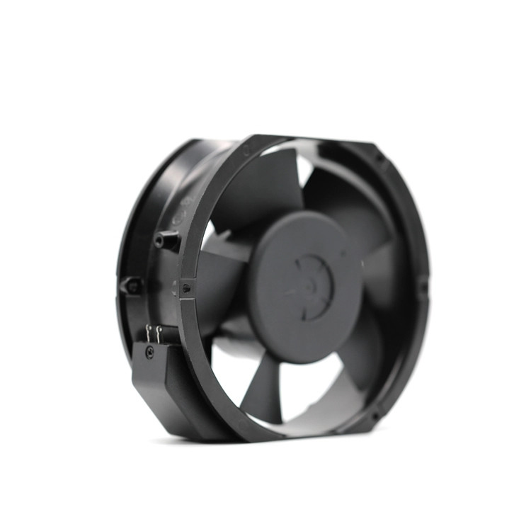 Black 150mm Outer Rotor Fan , 110 Volt Cooling Fans Aluminium Alloy