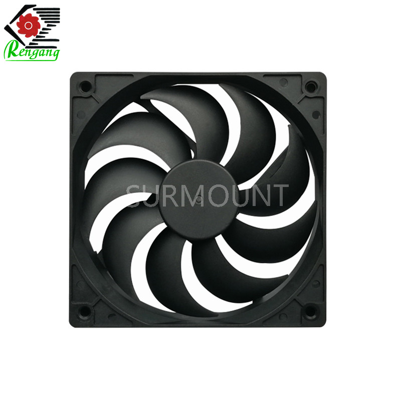 3000 RPM 48V Computer Cabinet Cooling Fan , 120mm Case Fan With 9 Leaves